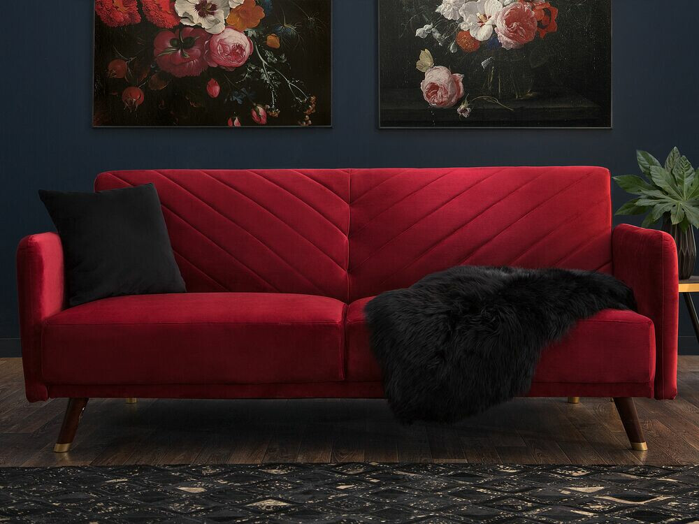 Sofa na razvlačenje Berwyn 120 (Crvena)