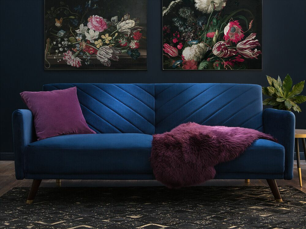 Sofa na razvlačenje Berwyn 120 (Plava)