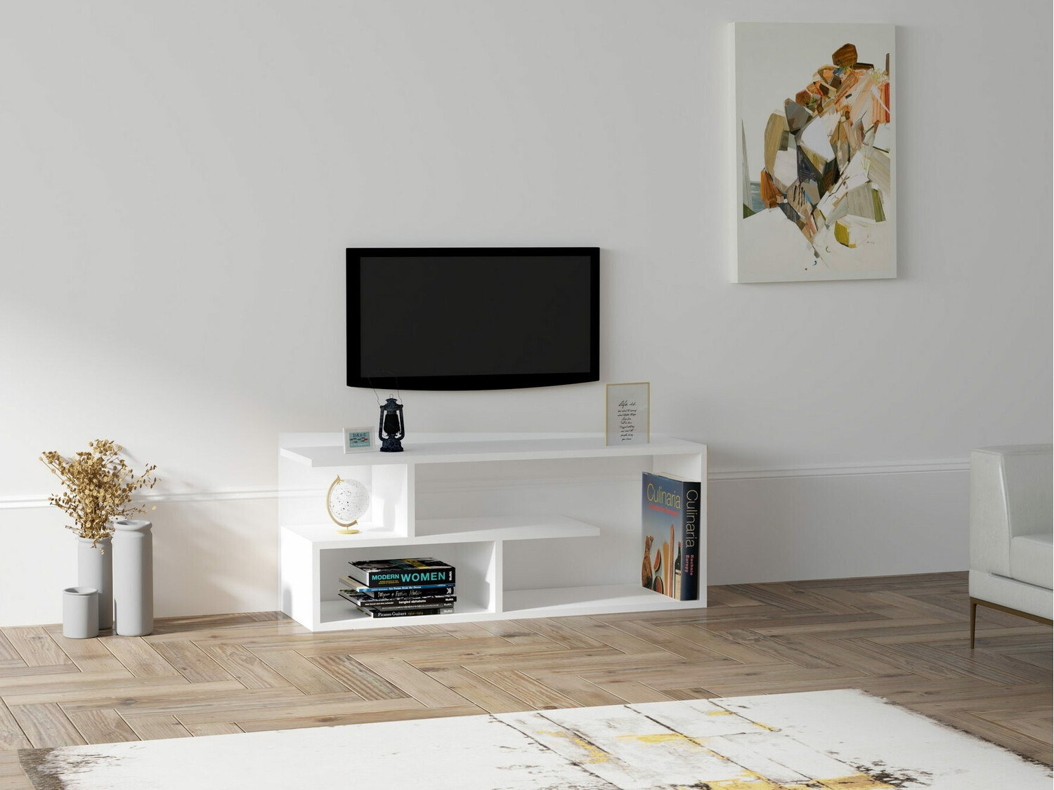 TV komoda Kailua 1214 (Belo)