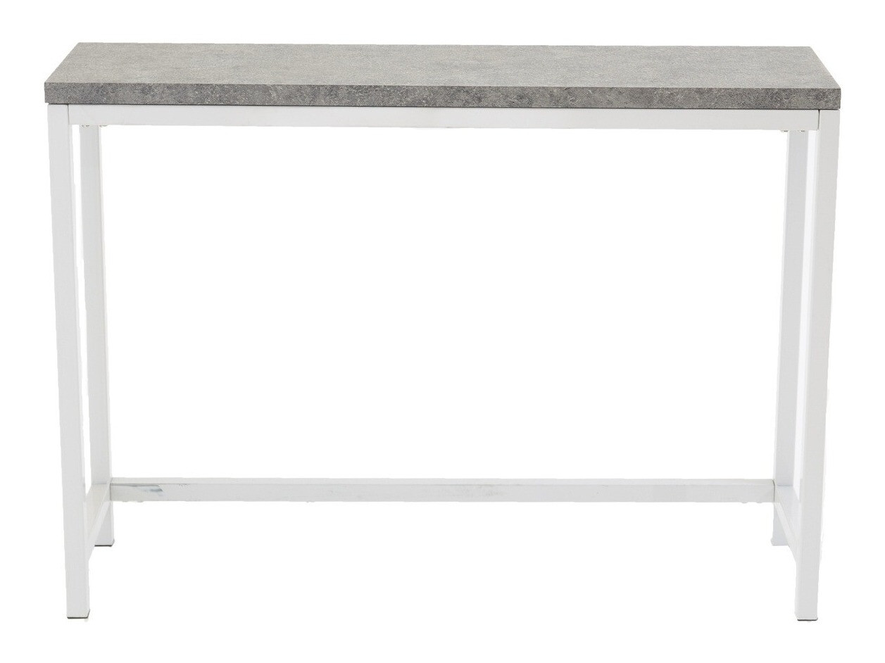 Konzolni stočić Dallas 2468 (Belo + Beton)