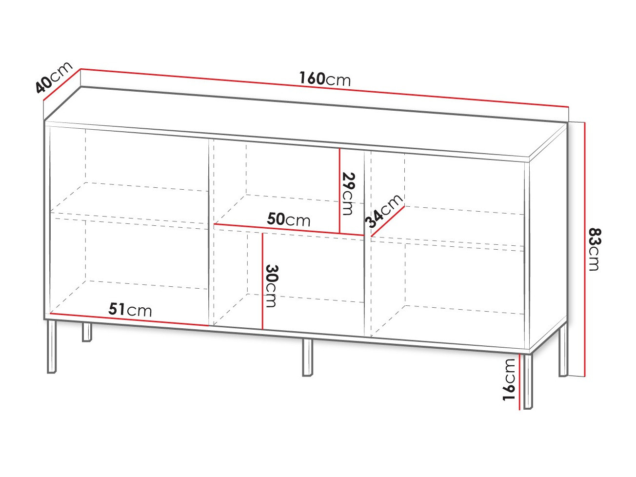 Ormarić Verteni 102 (Belo)