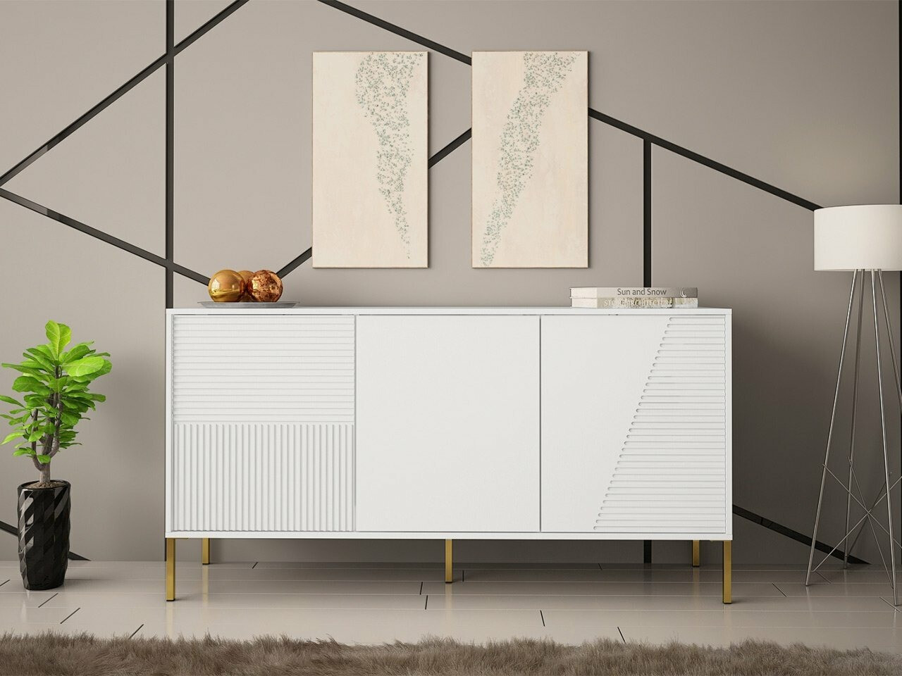 Ormarić Verteni 102 (Belo)