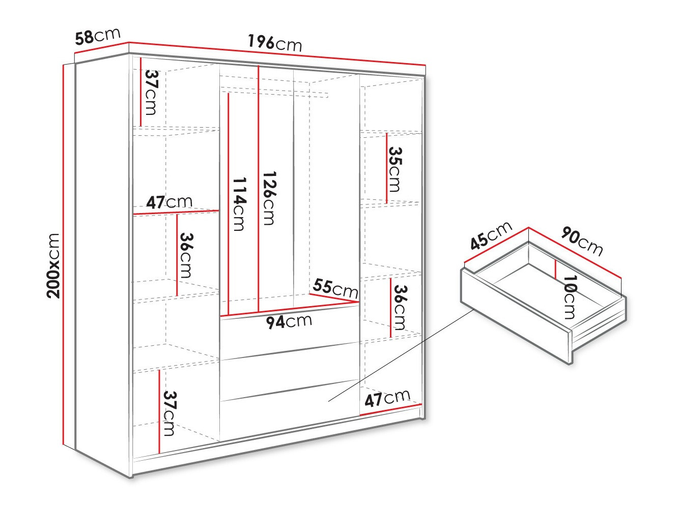 Ormar Honolulu 252 (Belo)