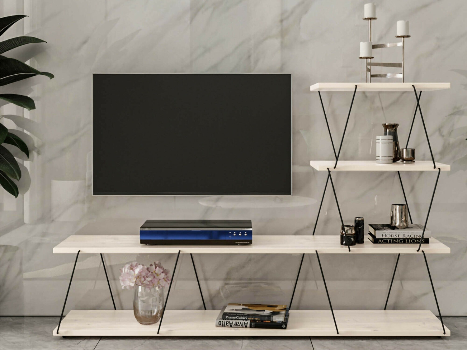 TV komoda Kailua 1335 (Belo)