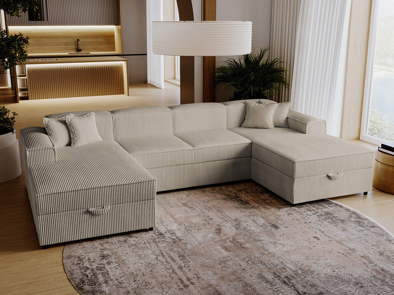 Ugaona sofa Clovis 115 (Poso 02)