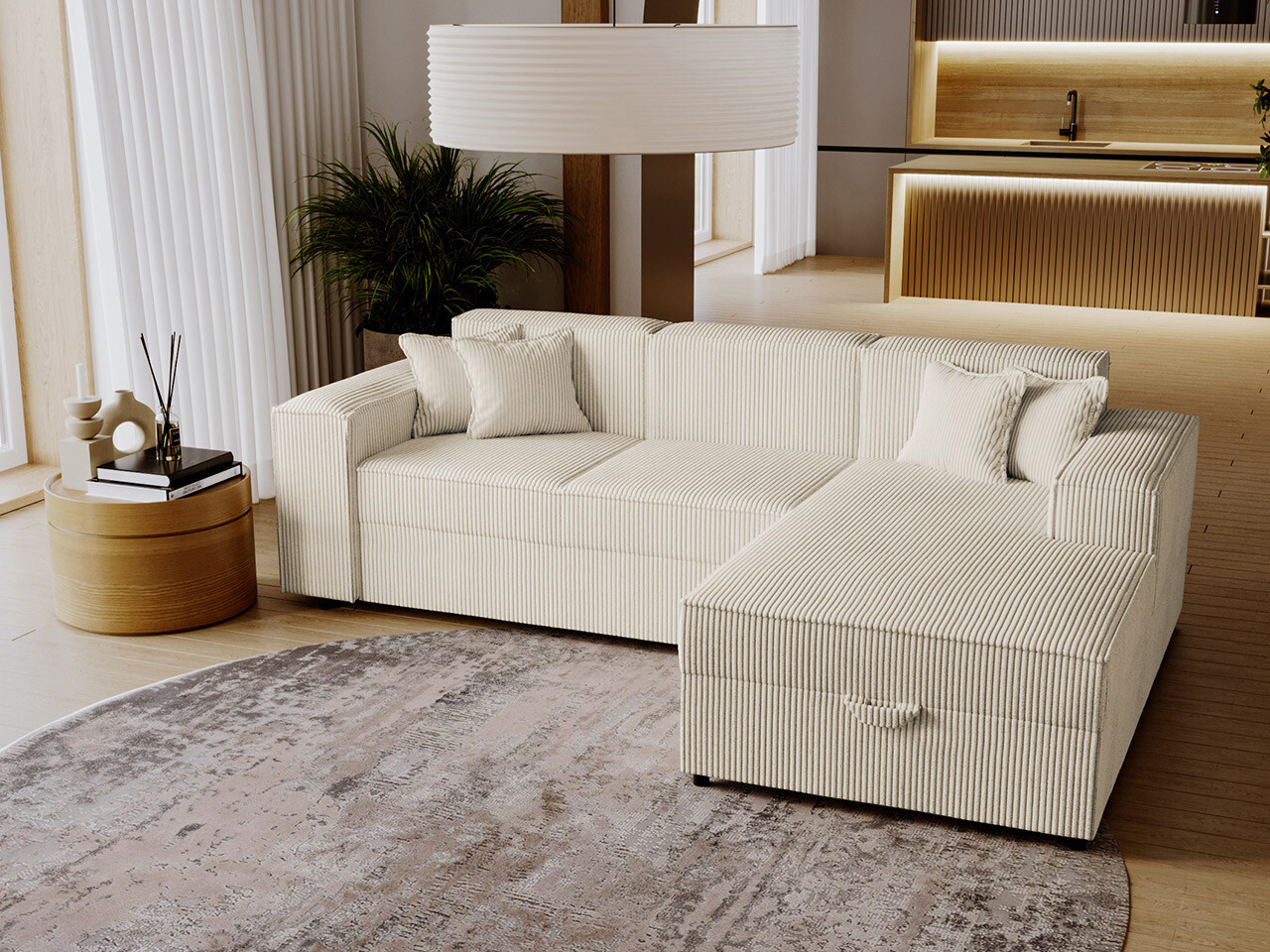 Ugaona sofa Clovis 116 (Poso 100)