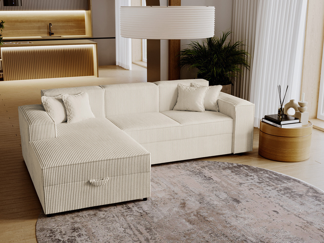 Ugaona sofa Clovis 116 (Poso 100)