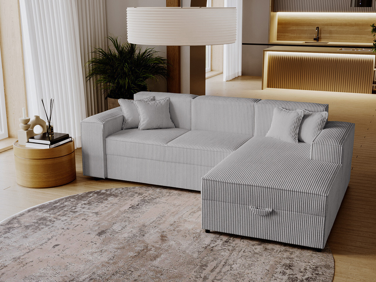 Ugaona sofa Clovis 116 (Poso 110)