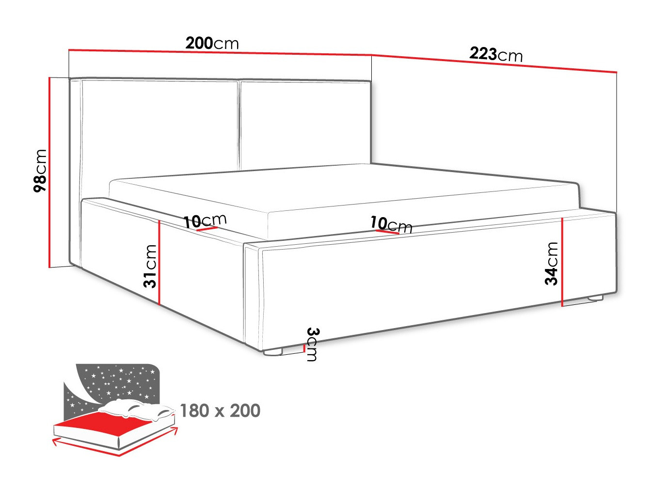 Krevet TrendyNest 117 (Manila 20)