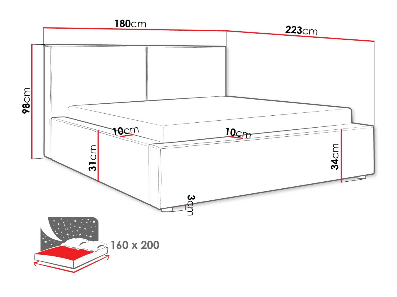 Krevet TrendyNest 117 (Manila 37)