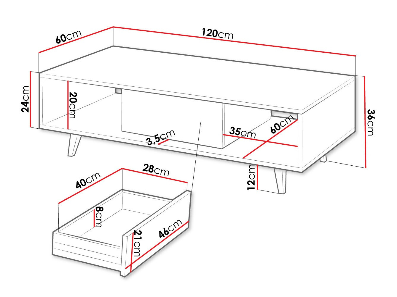 Stočić za kafu Comfivo Romtori 104