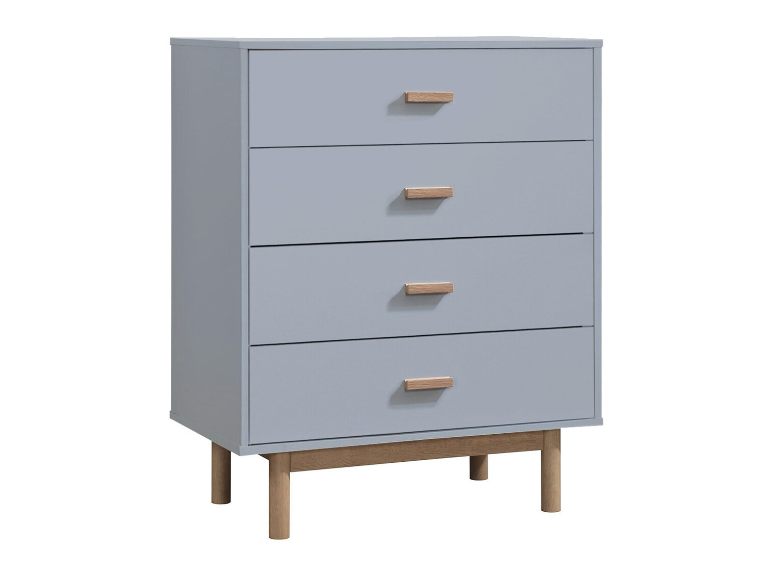 Komoda Nolcalu 103 (Sivo + Hrast)