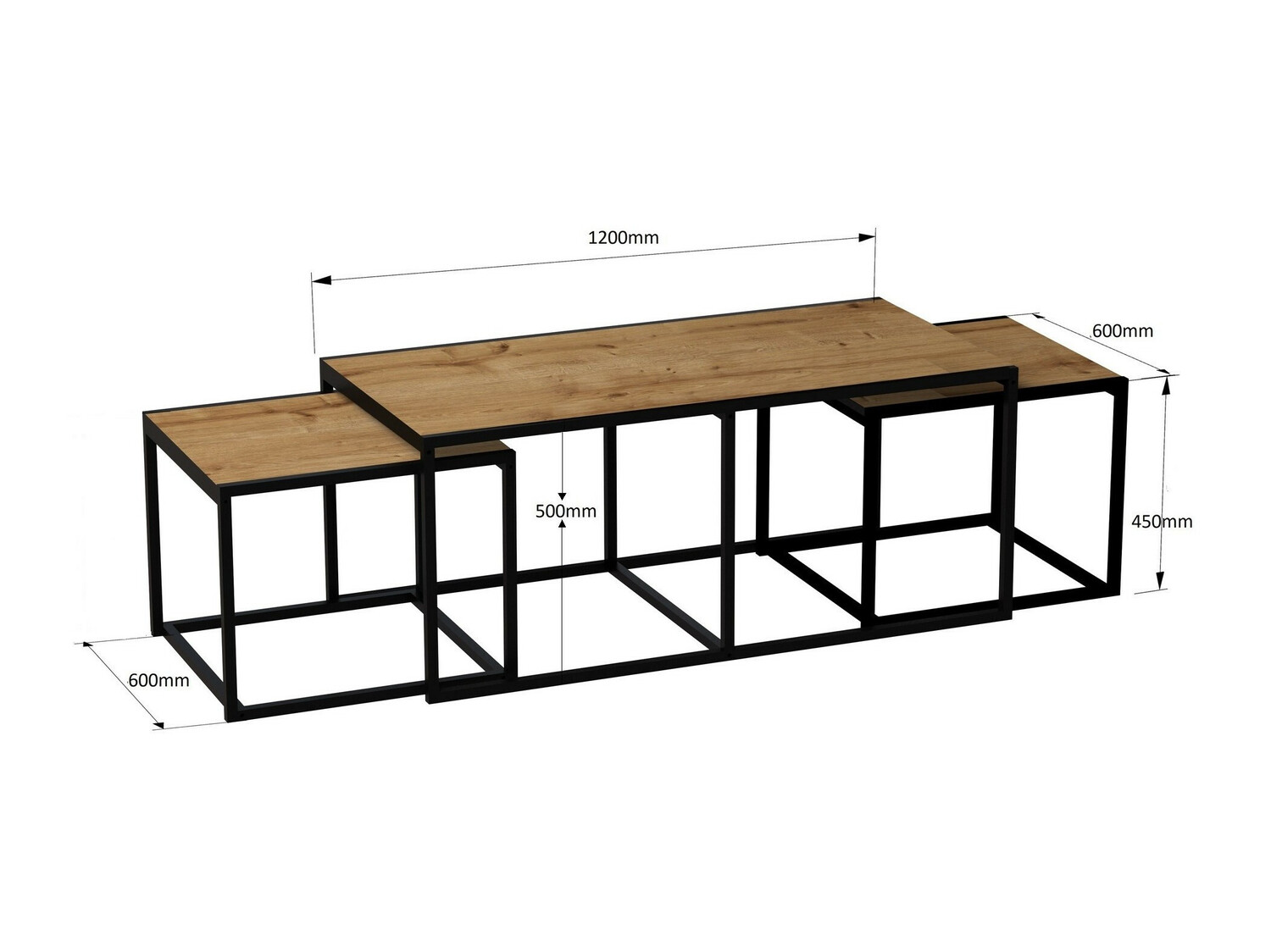Set stočića za kafu Kailua 1434