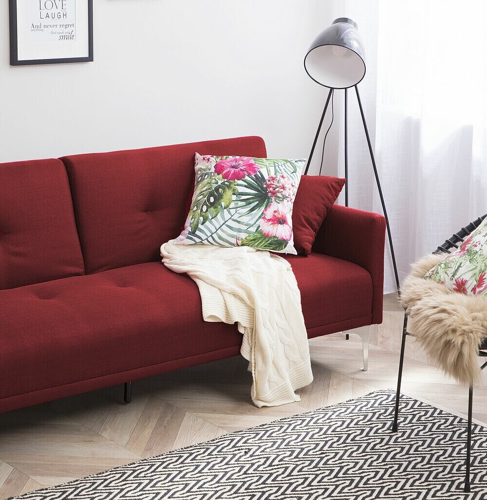 Sofa na razvlačenje Berwyn 161 (Crvena)