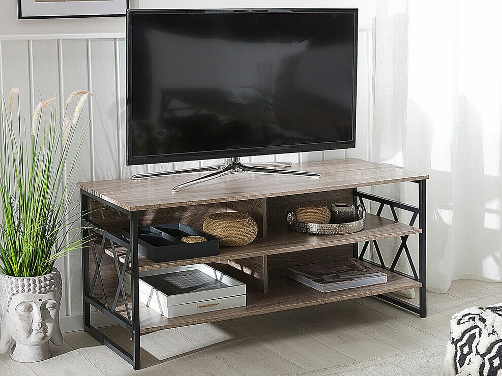 TV komoda Berwyn 164 (Crno + Taupe)
