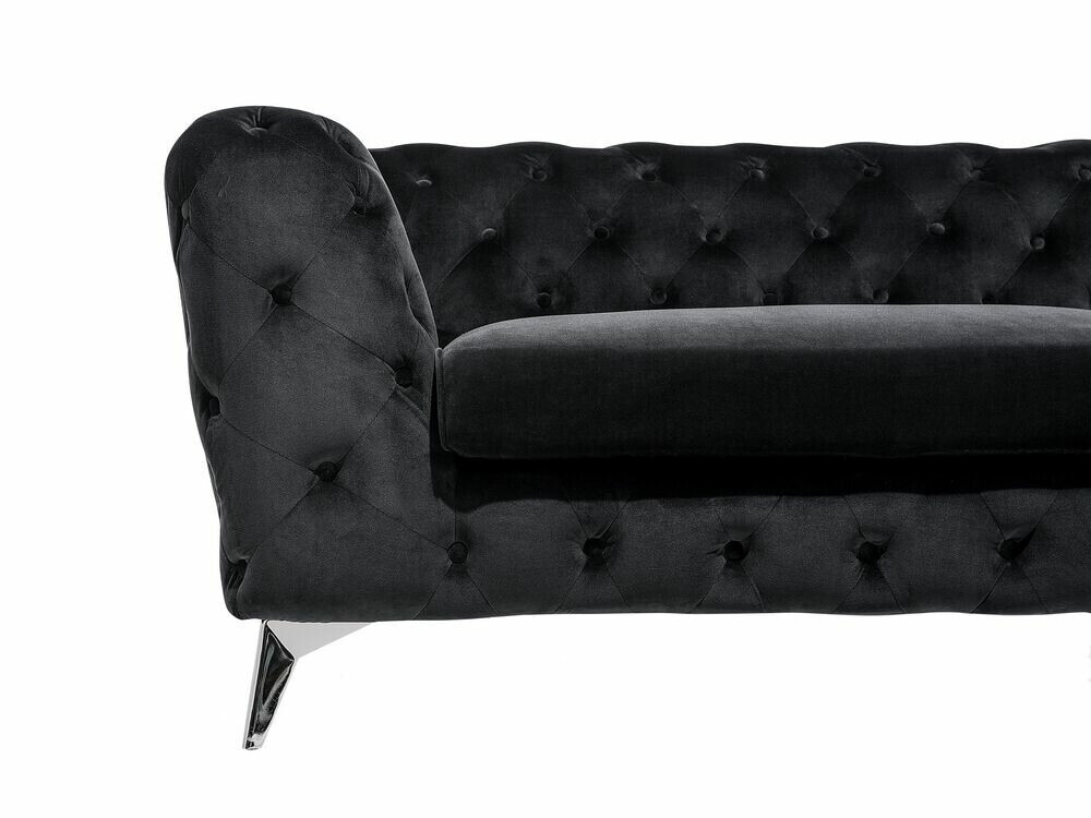 Česterfild sofa Berwyn 185 (Crno)