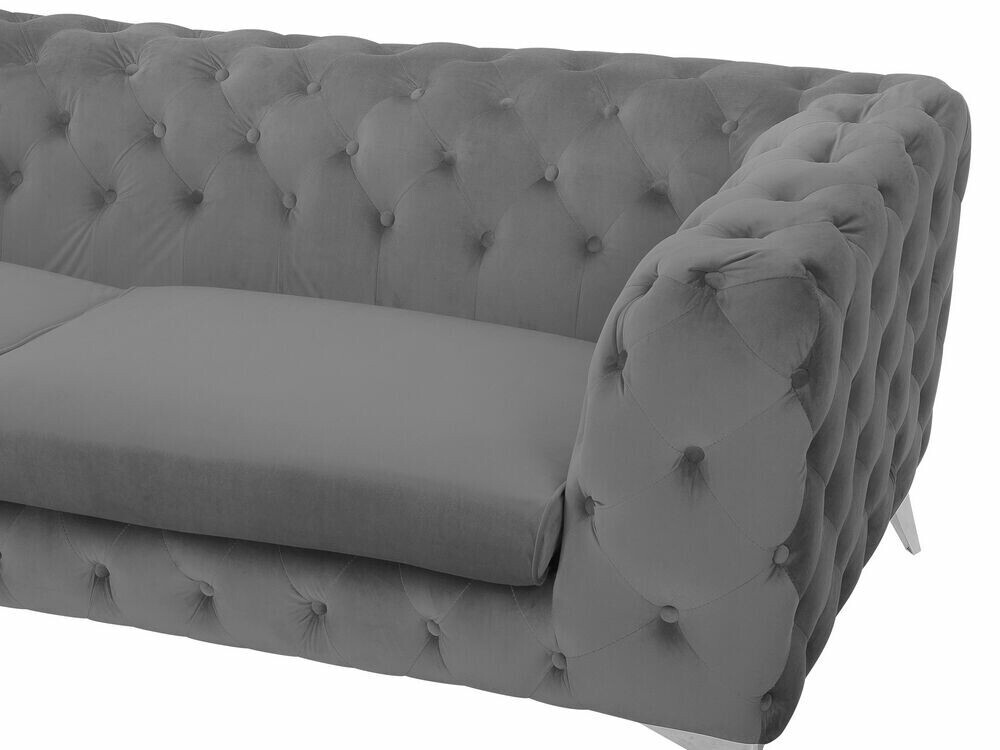 Česterfild sofa Berwyn 185 (Sivo)