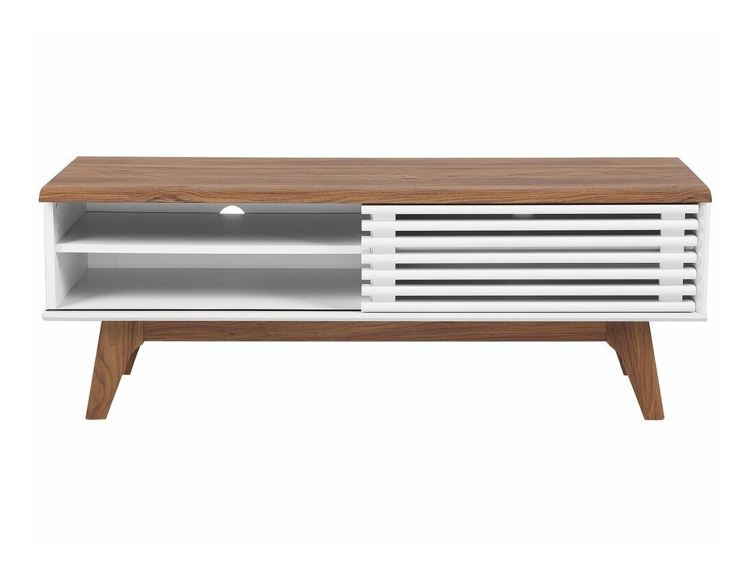 TV komoda Berwyn 210 (Belo + Tamno drvo)