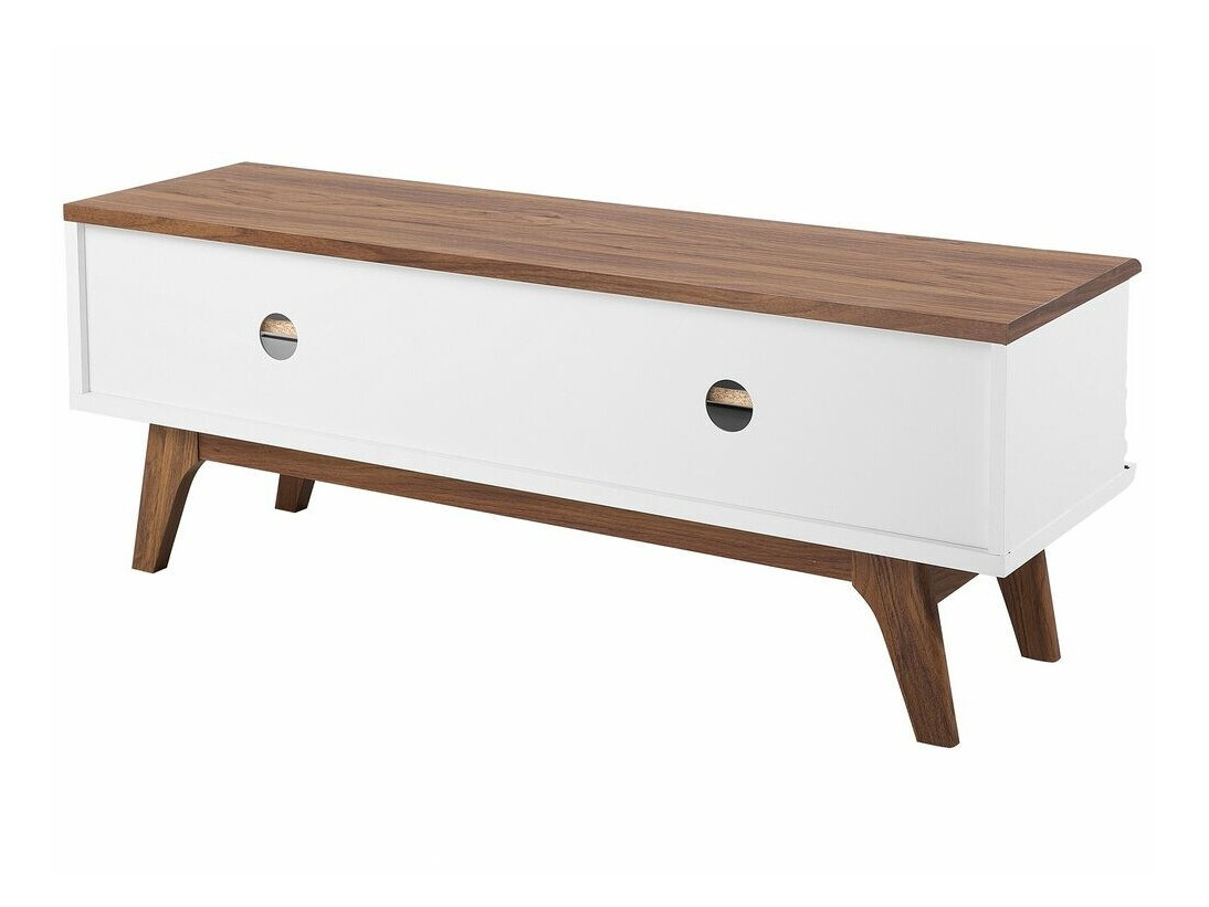 TV komoda Berwyn 210 (Belo + Tamno drvo)
