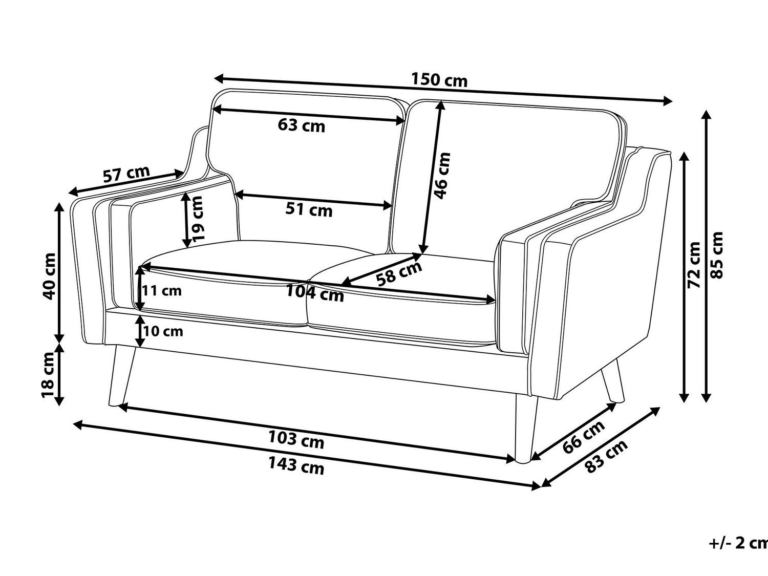 Sofa Berwyn 254 (Zelena)