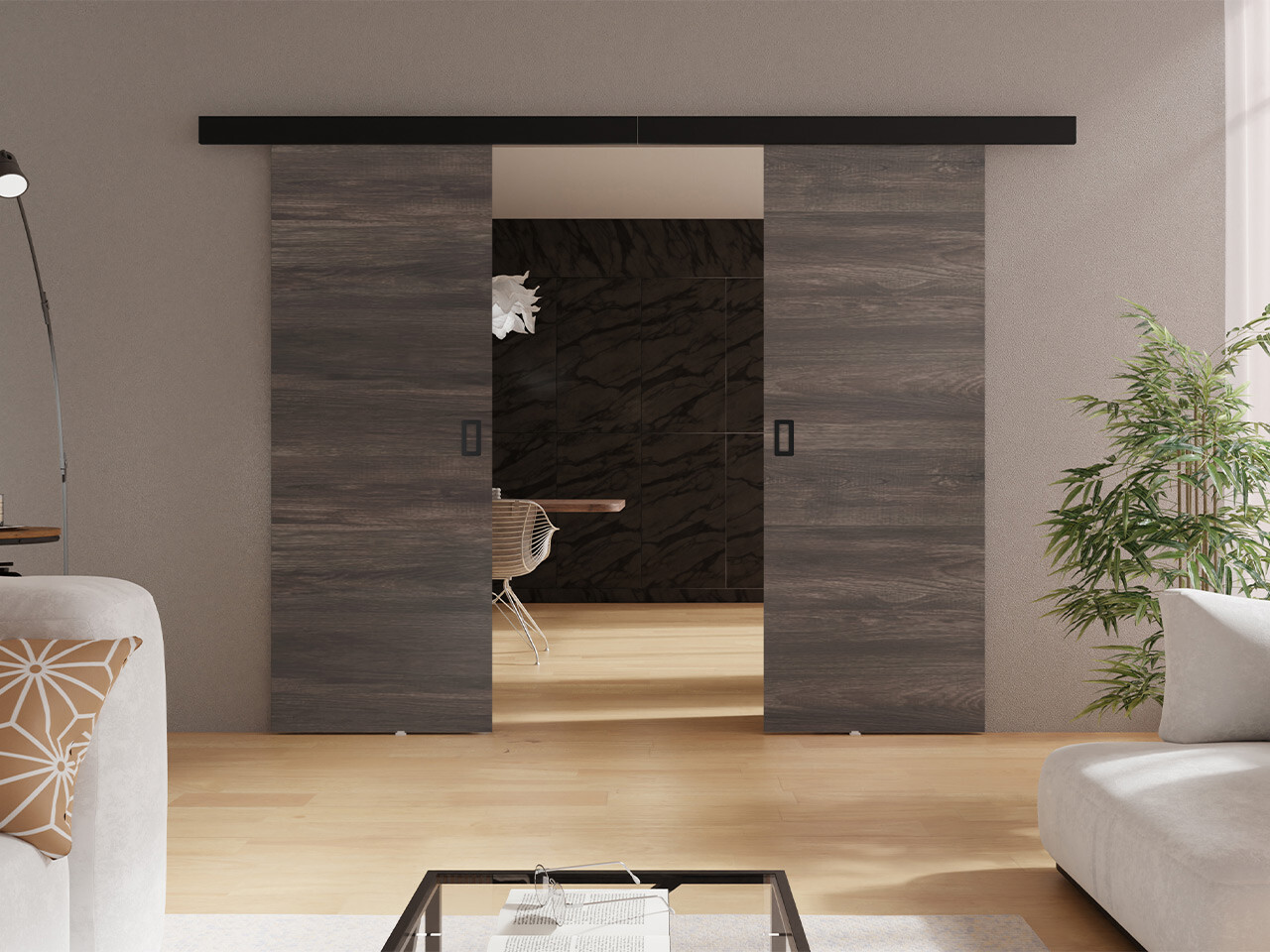 Klizna vrata Dover 198 (Tamni jasen)