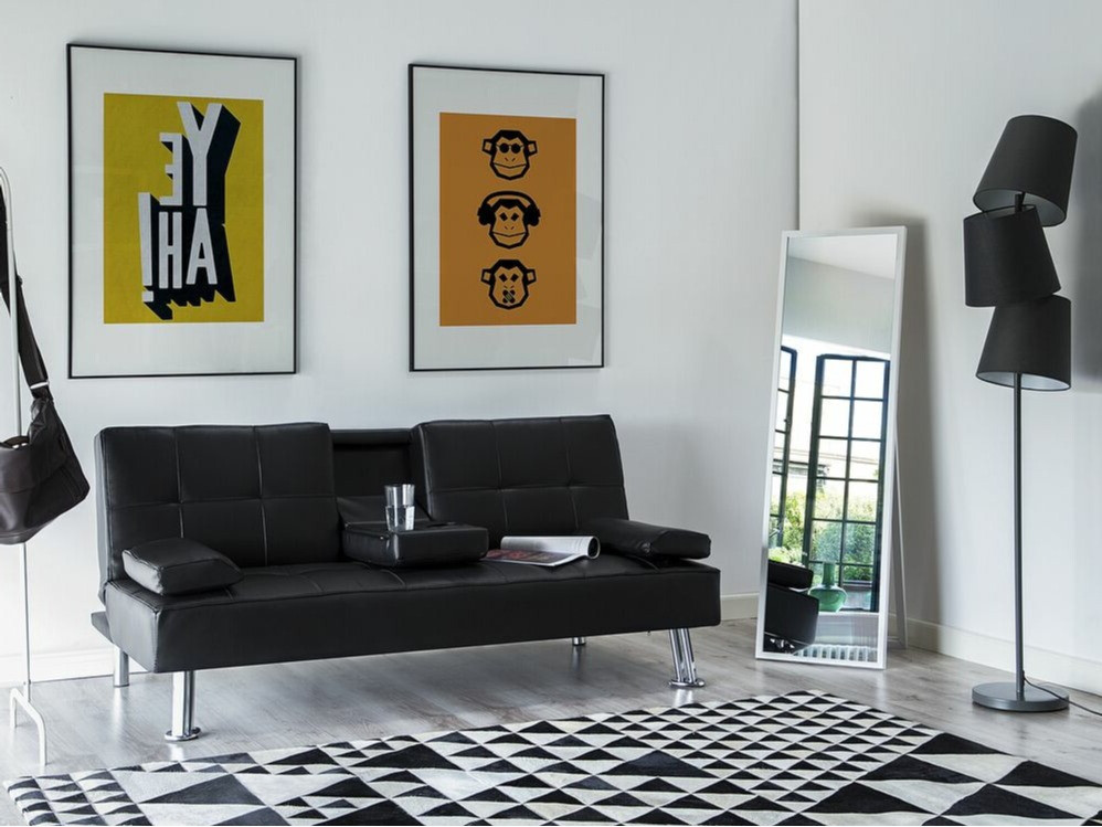 Sofa na razvlačenje Berwyn 417 (Crno)