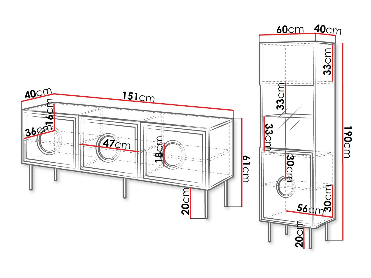 Set za dnevnu sobu Domromi 105