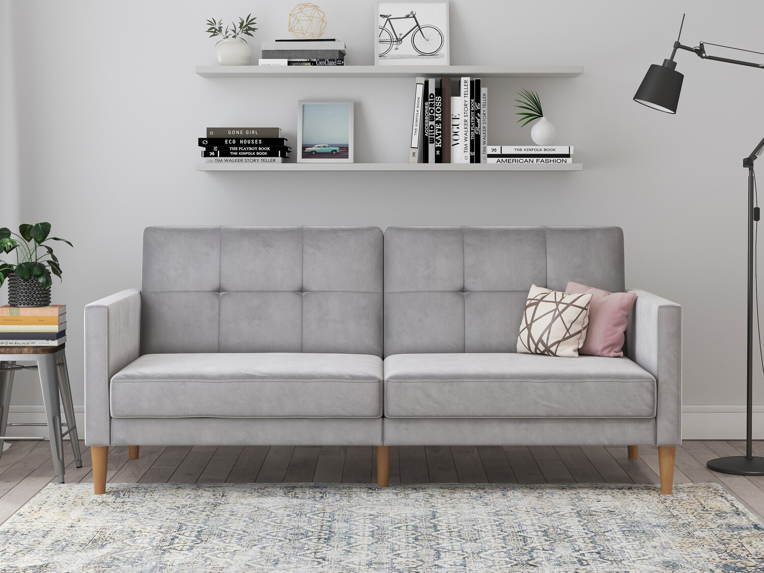 Sofa na razvlačenje Denton 1178 (Svetloosiva)