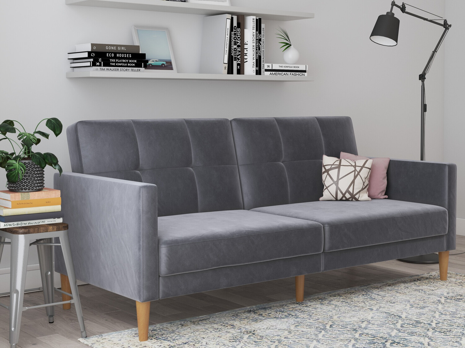 Sofa na razvlačenje Denton 1178 (Tamnosiva)