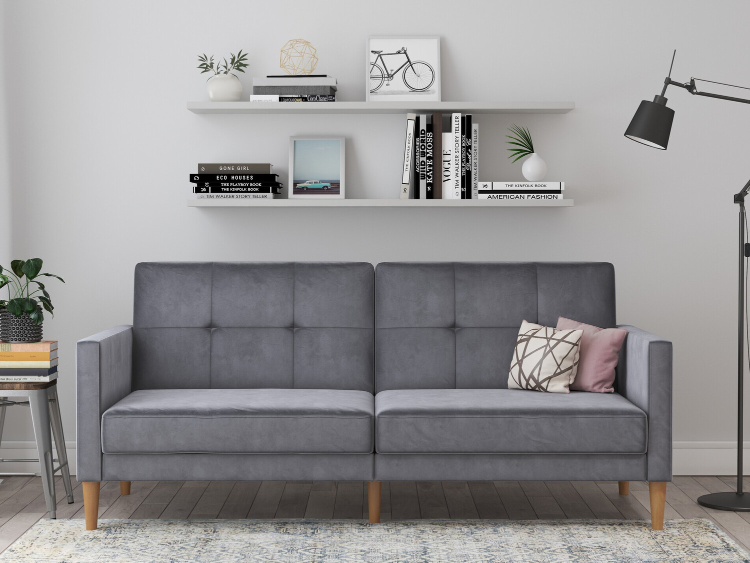 Sofa na razvlačenje Denton 1178 (Tamnosiva)