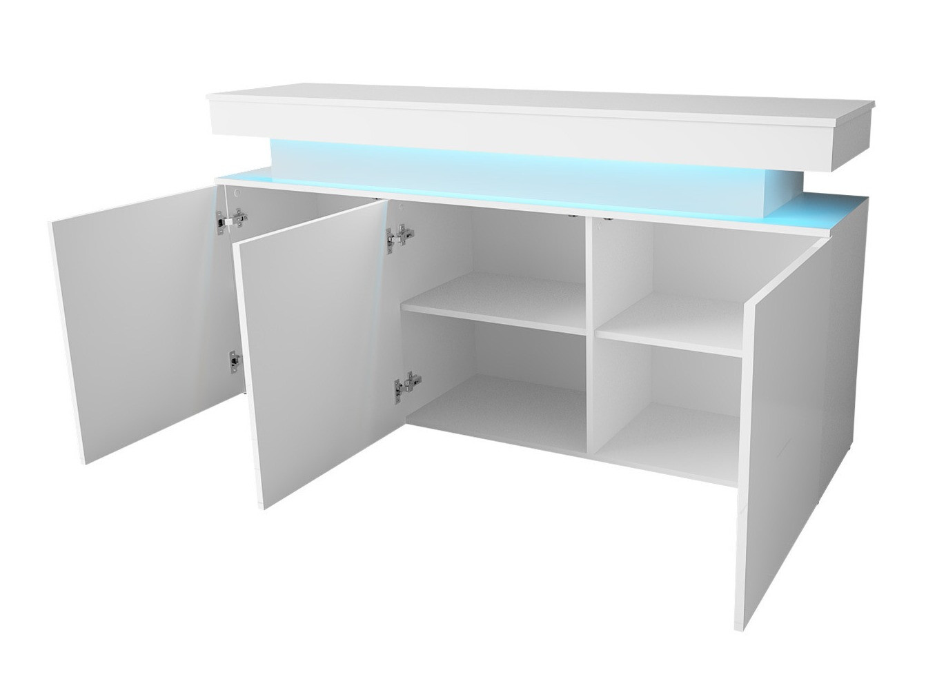 Ormarić Monfero 101 (Crno + Crna visoki sjaj)