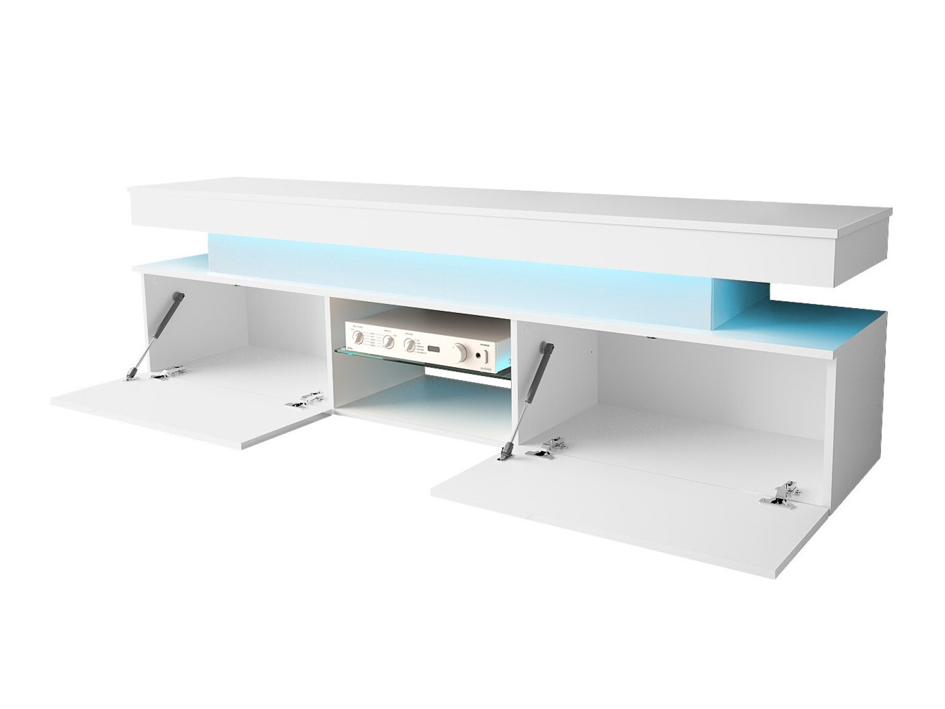 Set za dnevnu sobu Monfero 105 (Belo + Sjajno belo)