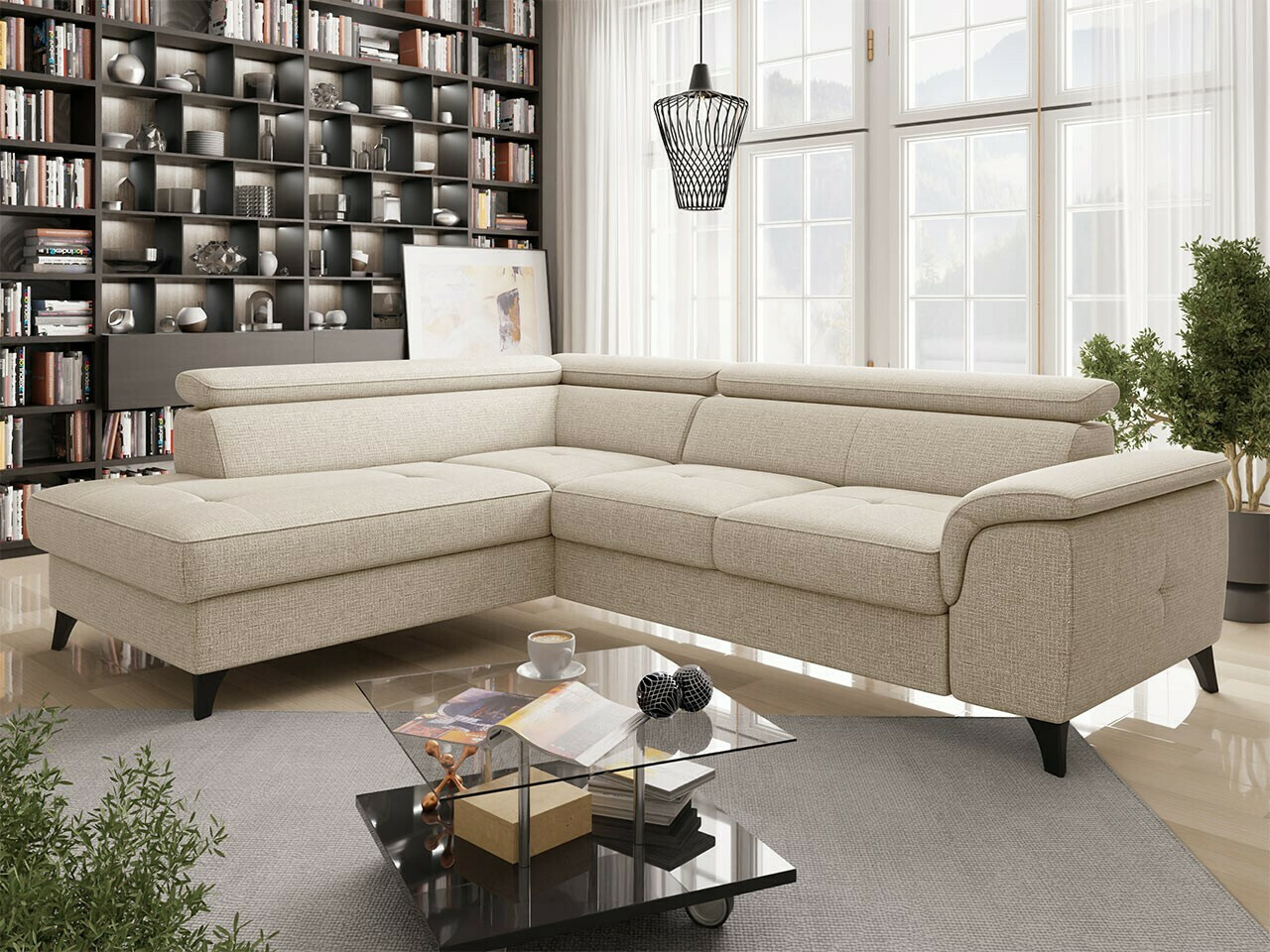Ugaona sofa Lincoln 178 (Barrel 04)