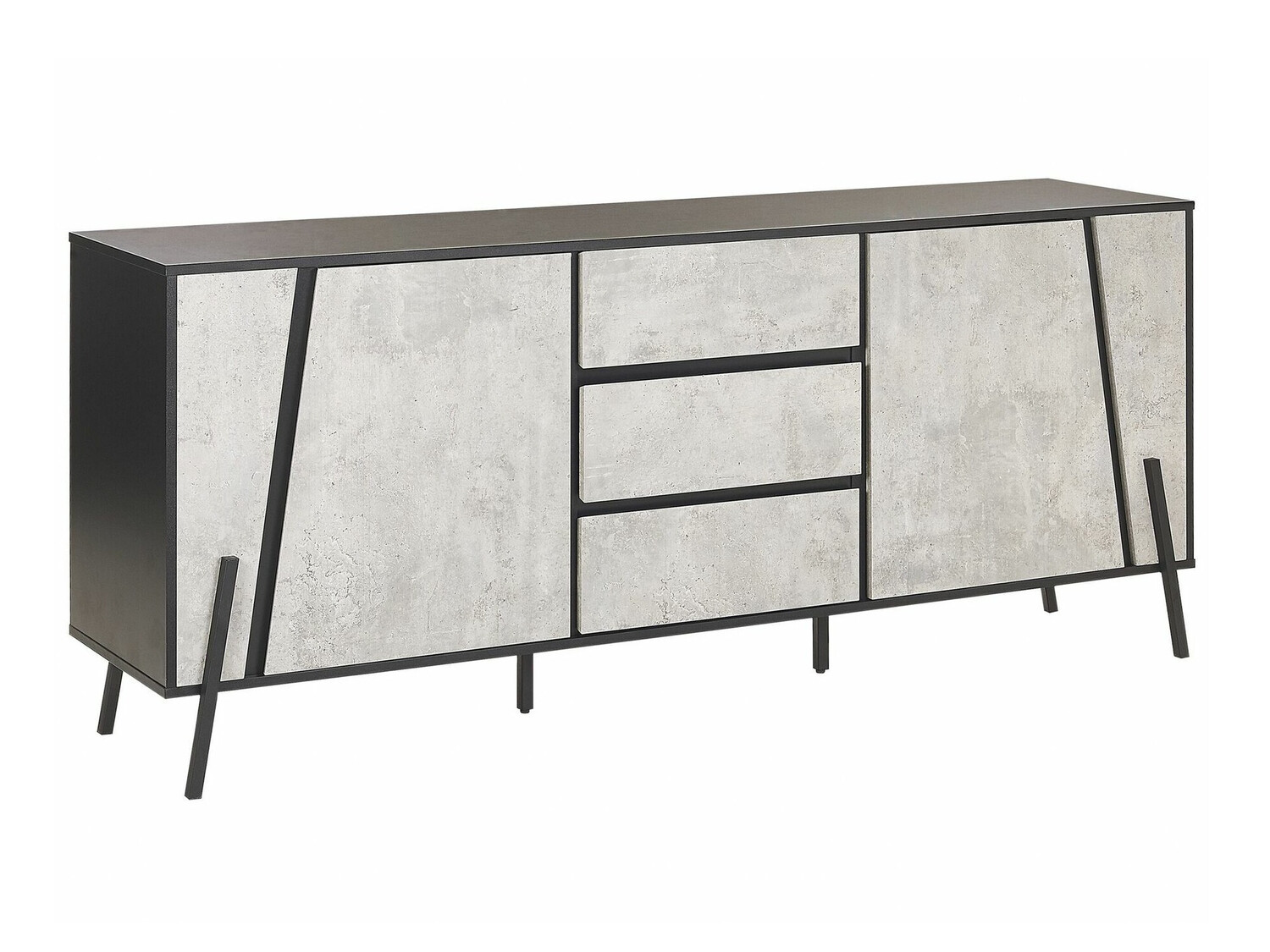 Komoda Berwyn 545 (Sivo + Crno)