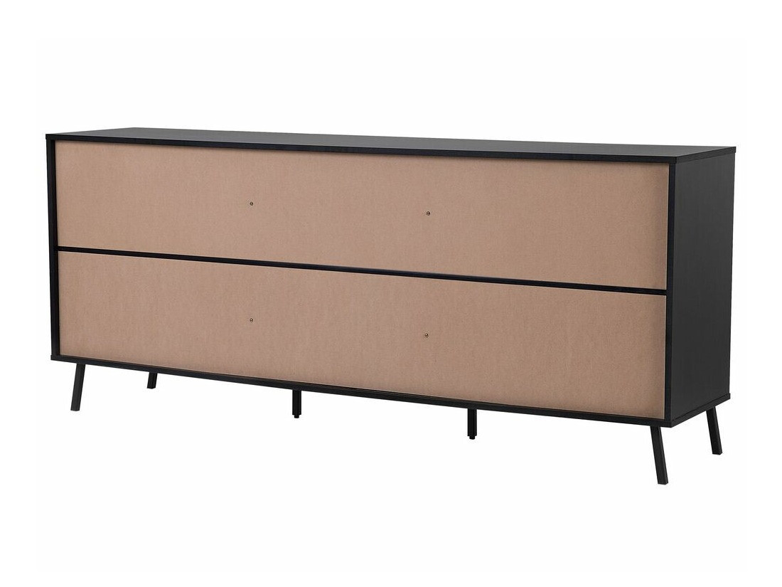 Komoda Berwyn 545 (Tamno drvo + Crno)
