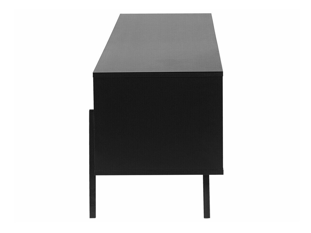 TV komoda Berwyn 544 (Tamno drvo + Crno)
