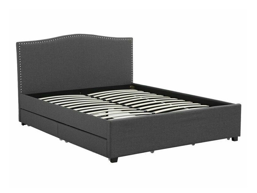 Krevet Berwyn 550 (Sivo)