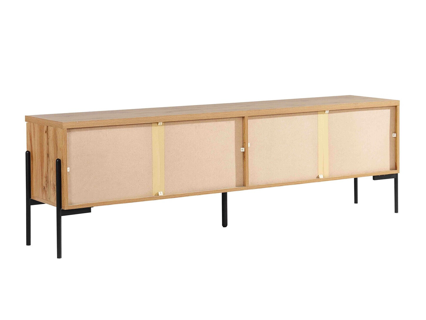 TV komoda Denton 1188 (Crno + Hrast Votan)