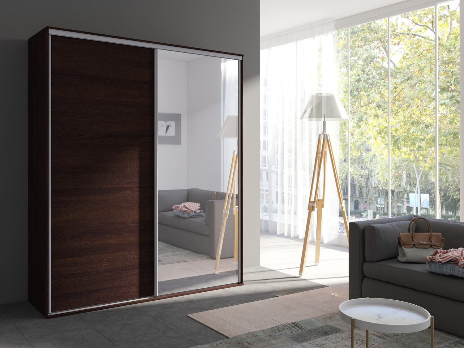 Ormar Murrieta 180 (Tamni Sonoma hrast)