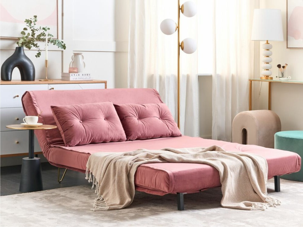 Sofa na razvlačenje Berwyn 641 (Ružičasta)