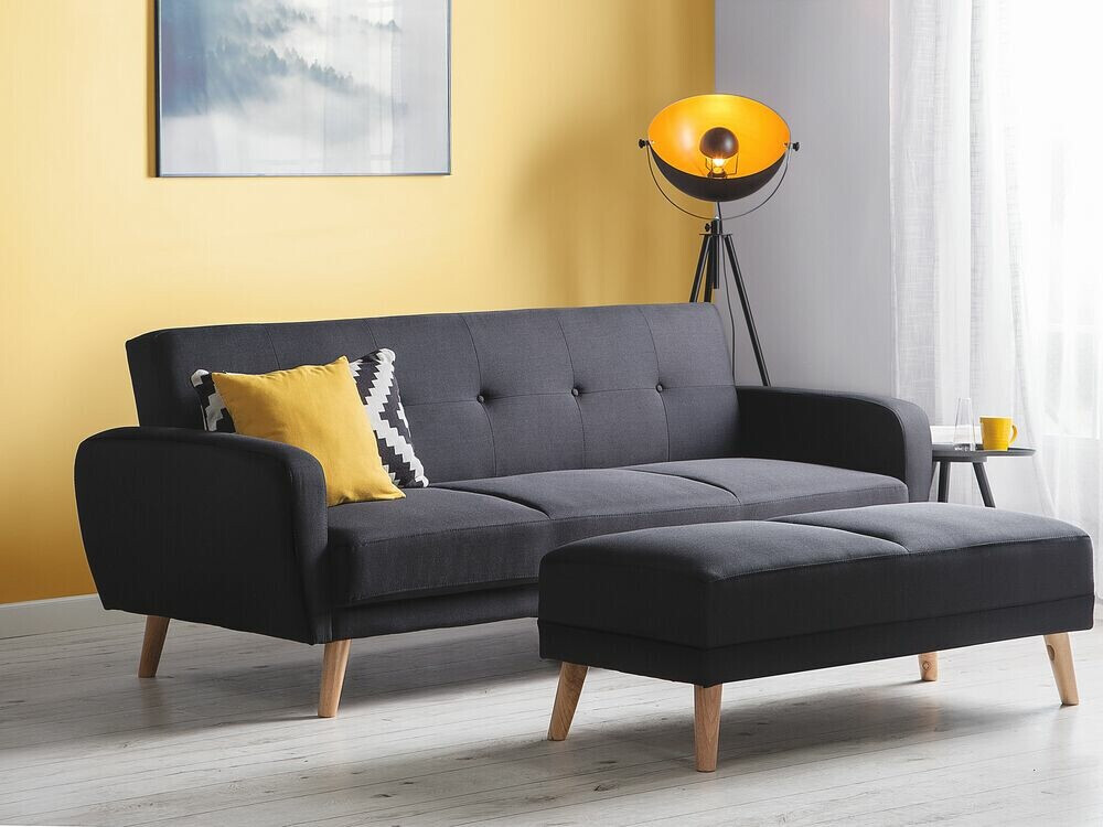 Sofa na razvlačenje Etlivi 102 (Crno)