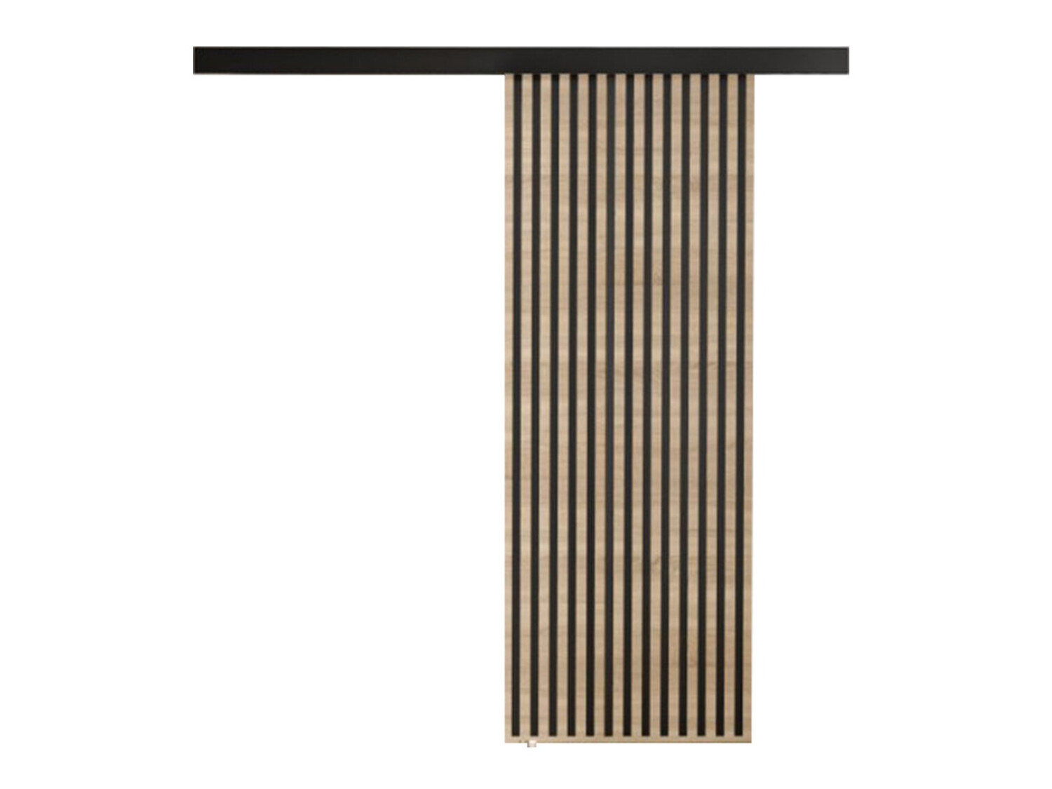 Klizna vrata Dover 201 (Sonoma hrast + Crno)