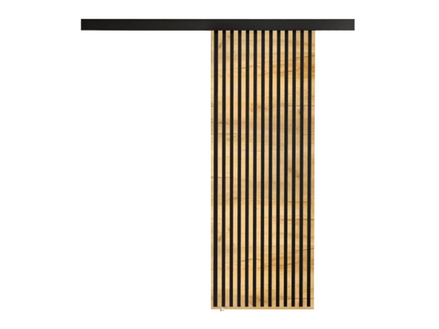 Klizna vrata Dover 201 (Zanatski zlatni hrast + Crno)