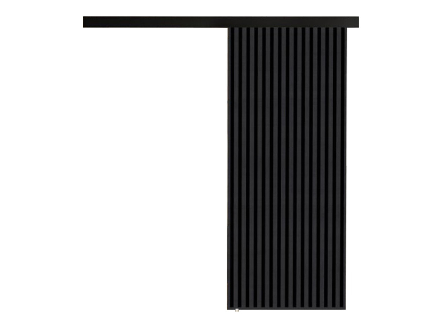 Klizna vrata Dover 202 (Antricit (ugalj) + Crno)