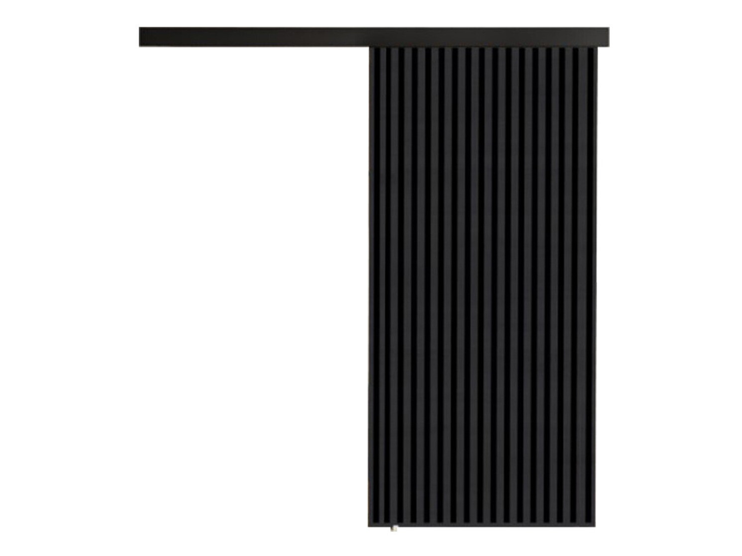 Klizna vrata Dover 203 (Antricit (ugalj) + Crno)