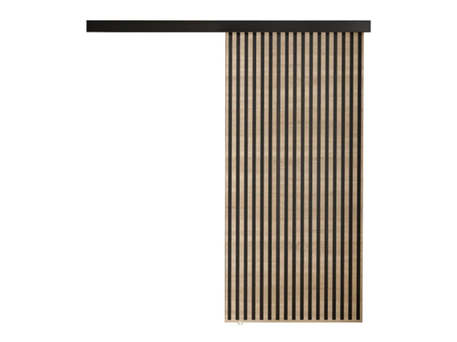 Klizna vrata Dover 203 (Sonoma hrast + Crno)