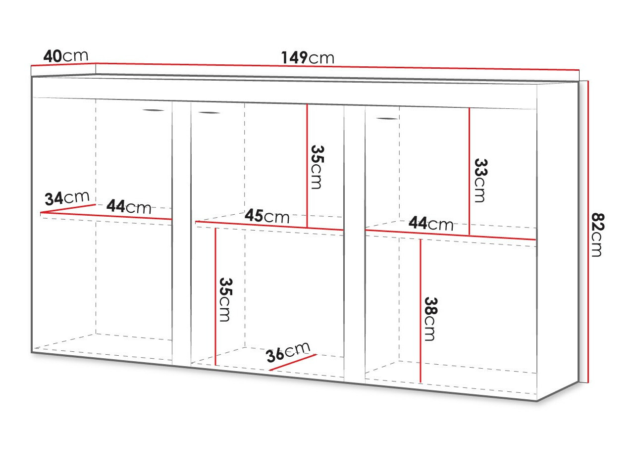 Ormarić Tucson 121 (Храст лефкас)
