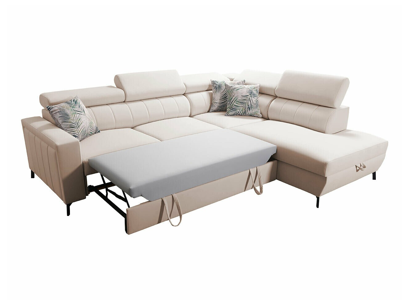 Ugaona sofa Sarasota 147 (Mono 242 + Botanical 36)