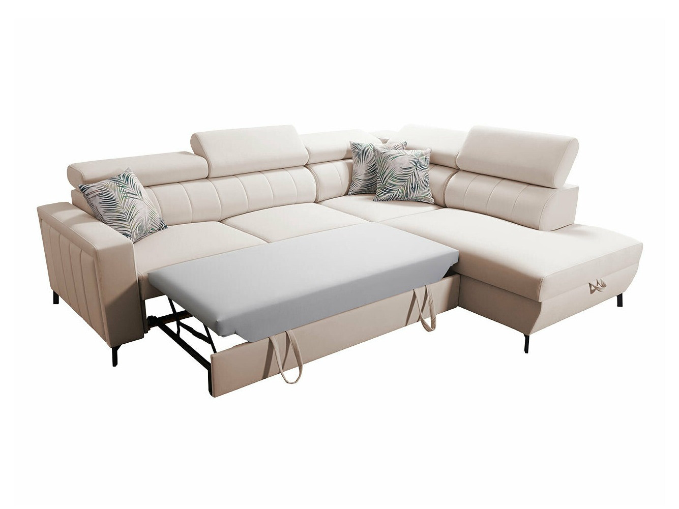 Ugaona sofa Sarasota 147 (Mono 244 + Botanical 36)