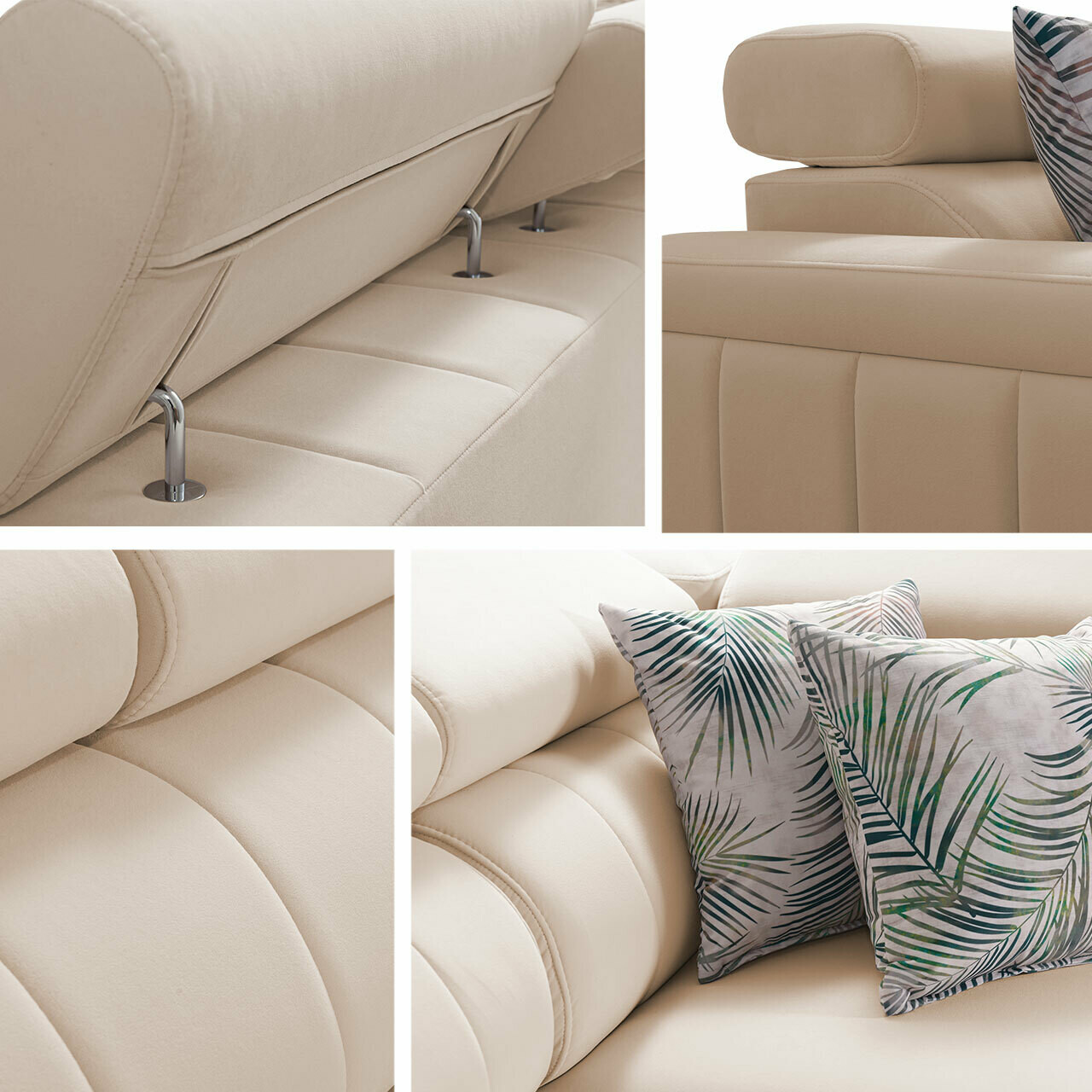 Ugaona sofa Sarasota 149 (Mono 235 + Botanical 36)